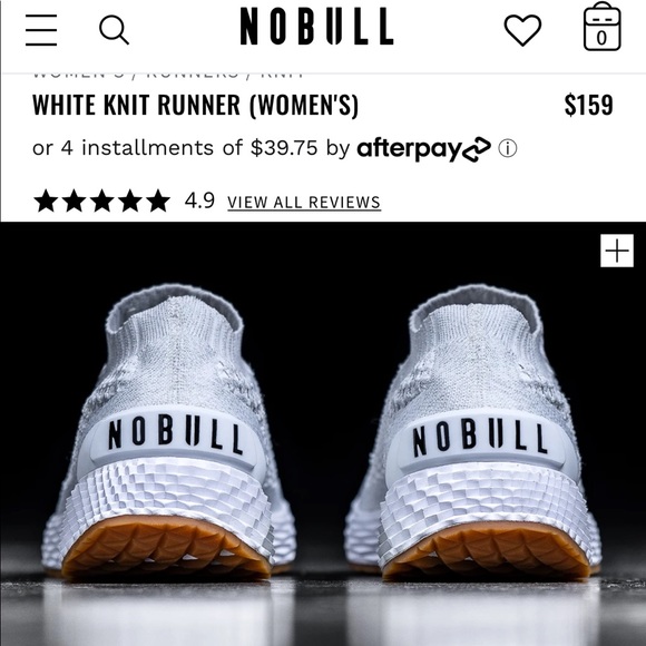 BRAND NEW NoBull White Knit Runner’s - Picture 3 of 4